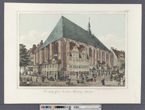 Die heilige Geist Kirche in Hamburg. Anno 1800 (Hamburg's Vergangenheit in bildlichen Darstellungen ; I,20b)