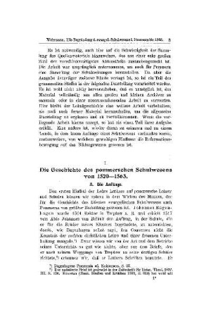 Die Geschichte des pommerschen Schulwesens von 1520-1563 : [Die Begründung des evangelischen Schulwesens in Pommern bis 1563]