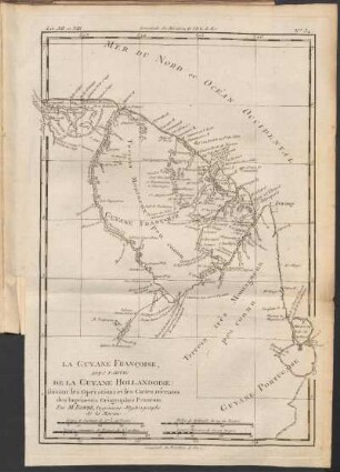 La Guyane Françoise, Avec Partie De La Guyane Hollandoise : suivant les Opérations et les Cartes récentes des Ingénieurs Géographes François