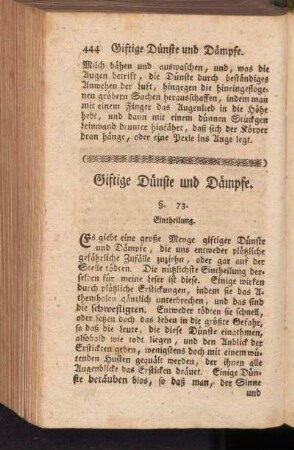 Giftige Dünste und Dämpfe