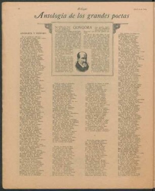 Antología de los grandes poetas : Góngora