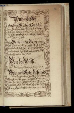 Buß- und Beicht Lieder