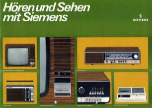 Katalog: Hören und Sehen mit Siemens