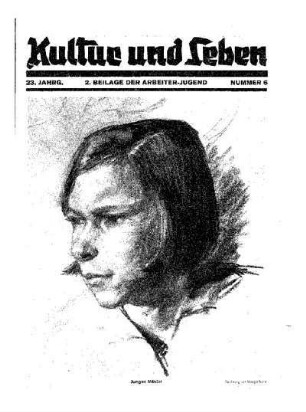 Kultur und Leben : 2. Beilage der "Arbeiter-Jugend"