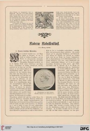 Moderne Medaillenkunst, [1]