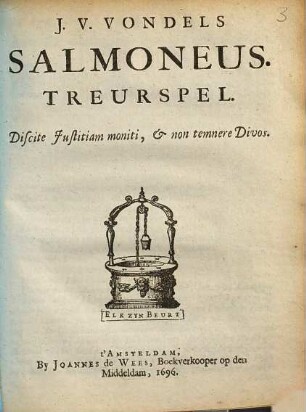 J. v. Vondels Salmoneus : Treurspel