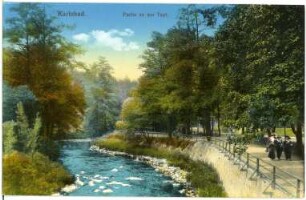 Karlsbad. Partie an der Tepl