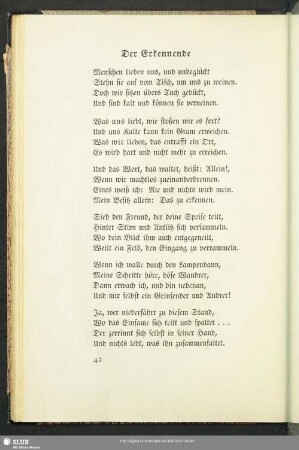 Der Erkennende