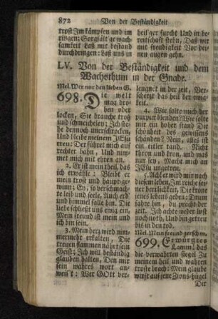 LV. Von der Beständigkeit und dem Wachsthum in der Gnade.