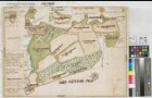 Lüdinghausen, Grundstücke des adligen Gutes Patzlar Carte deren pertinentien des hochadelichen guths Patzelar 1743 40 rh. Ruten = 7,75 cm 46 x 64 kol. Zeichnung Johann Heinrich Berteling, Landmesser KSM Nr. 383