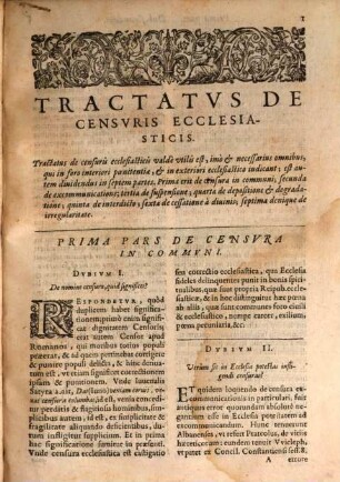 De censuris ecclesiasticis tractatus