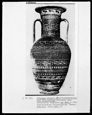 attisch-geometrische Amphora
