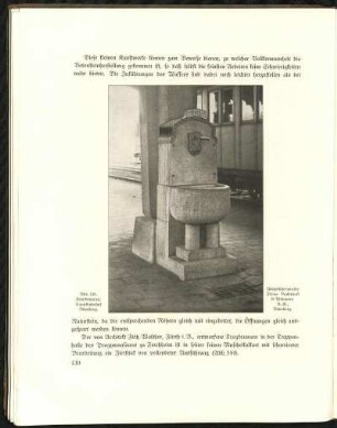 Abb. 145. Trinkbrunnen, Hauptbahnhof Nürnberg. Ausgeführt von der Firma Dyckerhoff & Widmann A.-G., Nürnberg.