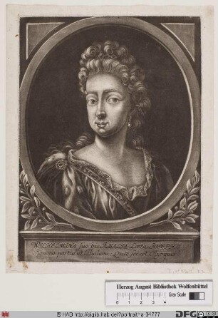 Bildnis Wilhelmine Amalie, römisch-deutsche Kaiserin, geb. Prinzessin von Braunschweig-Hannover