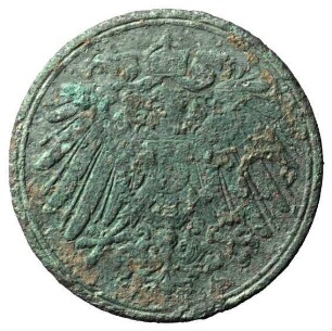Fundmünze, Pfennig, 1900