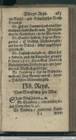 138. Reys. Von Straßburg gen Metz