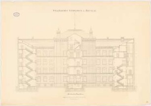 Königliches König-Wilhelms-Gymnasium, Breslau: Querschnitt 1:75