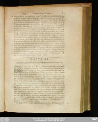 Caput XI. Solvuntur nonullae obiectiones contra praecedentem doctrinam.