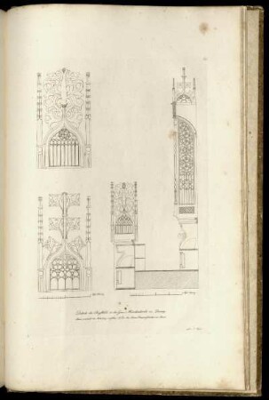 Details der Chorstühle in der Grau-Münchenkirche zu Danzig