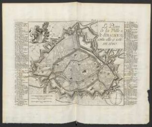 Le Plan de la Ville de Strasbourg comme elle a esté en 1680