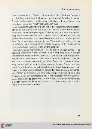 Schlußbetrachtung