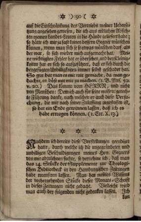 Nachdem ich bereits diese Vorstellungen geendiget hatte, ...