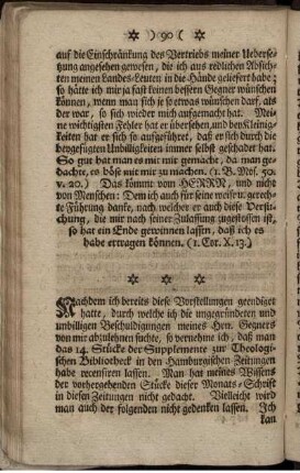 Nachdem ich bereits diese Vorstellungen geendiget hatte, ...