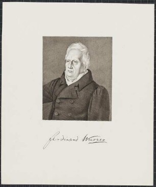 Icones Professorum Marpurgensium — Bildnis des Ferdinand Wurzer (1765-1844)
