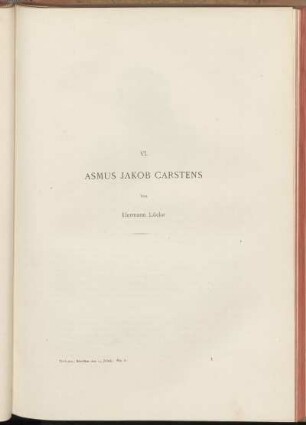 VI. Asmus Jakob Carstens