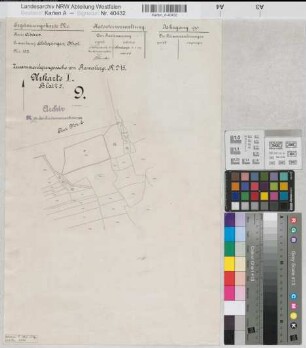 Schöppingen (Schöppingen), Zusammenlegung Ramsberg, Bl. 5 Urkarte I Flur 9
