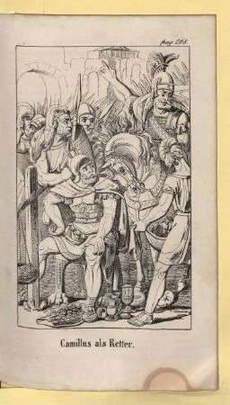 Camillus als Retter