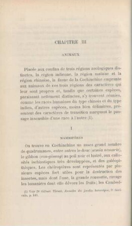 Chapitre III. Animaux