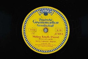 Madame Butterfly : Ehrenvoll sterbe / (Puccini)