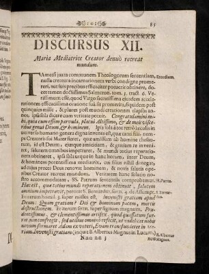 85-92, Discursus XII