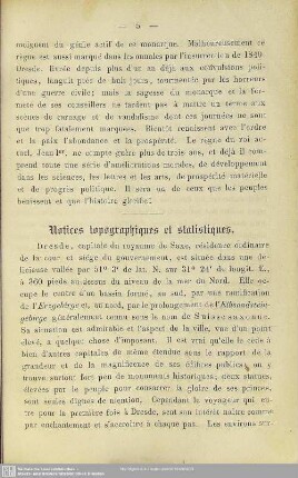 Notices topographiques et statistiques