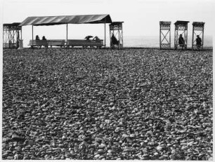 Strand auf der Krim : Kieselstrand am Schwarzen Meer