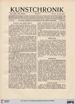 Heft 38 (19. Juni 1914)