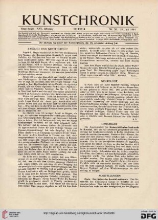Heft 38 (19. Juni 1914)
