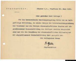 Vereinigung nichtstaatlicher Archivare