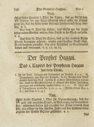 Der Prophet Haggai