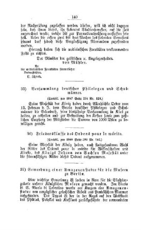 Versammlung deutscher Philologen und Schulmänner : [II. Akademien und Universitäten]