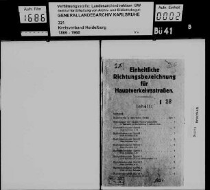 Vereinheitlichte Vorlagen für Verkehrsschilder