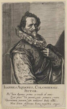 Bildnis des Ioannes Aquanus