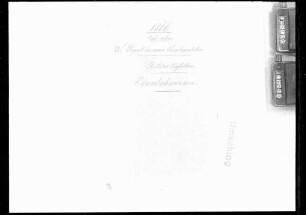 Eisenbahnwesen (1864-1866)