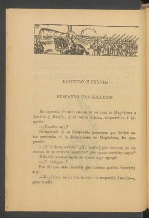 Capítulo CLXXXVIII - Buscando una solución