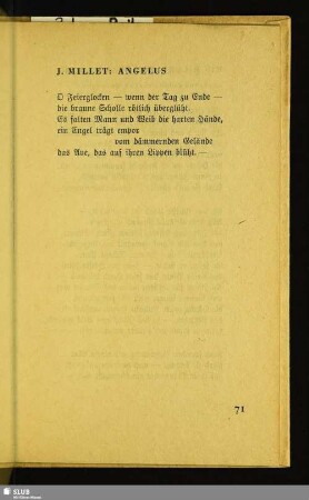 J. Millet: Angelus