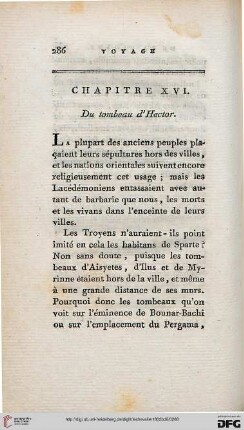 Chapitre XVI: Du tombeau d’Hector
