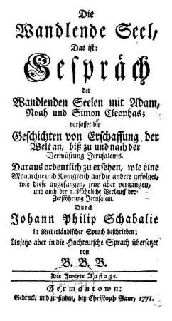 Die Wandlende Seel