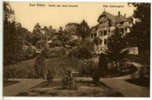 Bad Elster. Kurpark, Villa Sachsengrün