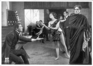Bruno Decarli und Harry Liedtke im Stummfilm "Rebellenliebe" von Heinz Carl Heiland. Heiland-Film, 1919